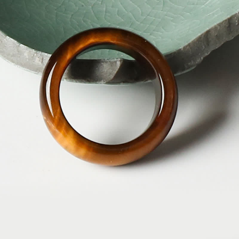 KarmaRipple's Tiger Eye Stone Strength Protection Ring p3
