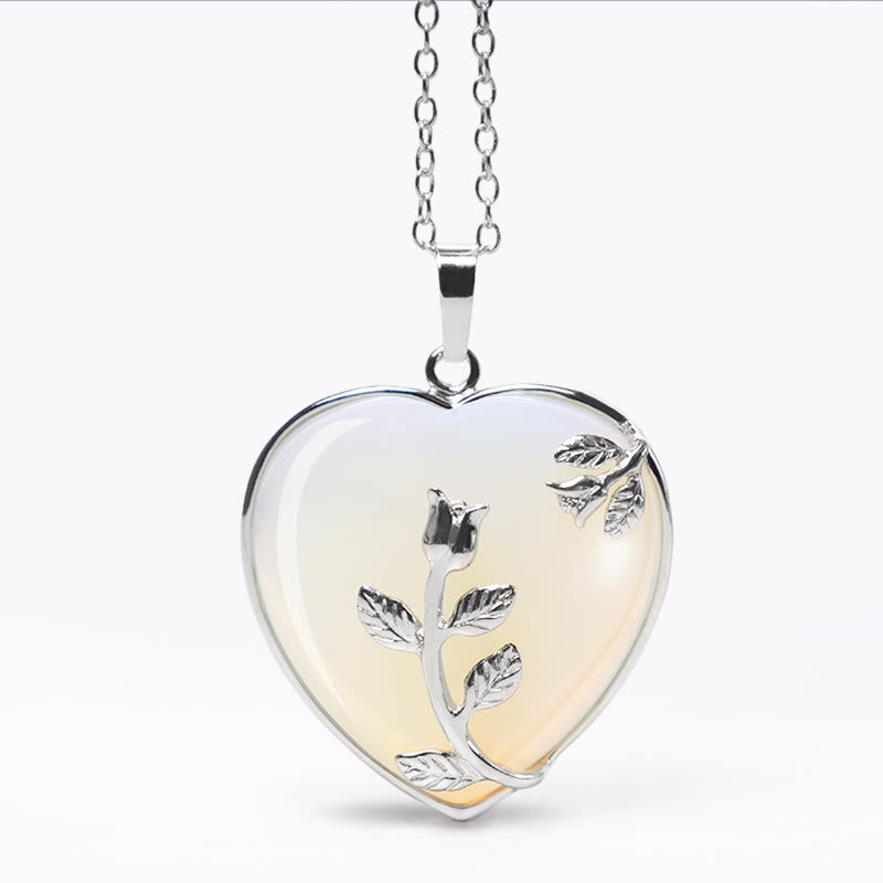 KarmaRipple's Authentic Balancing Crystals Heart Necklace Necklaces p18