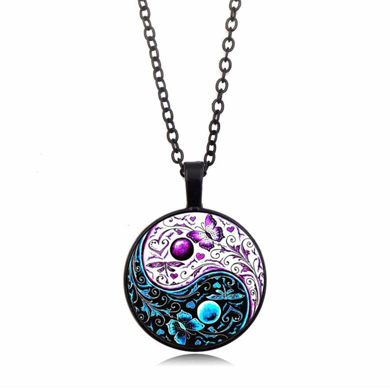 KarmaRipple's Yin Yang Chain Balance Pendant Necklace p3