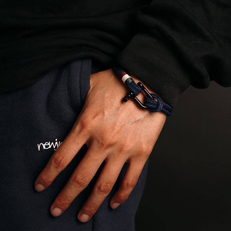 KarmaRipple's Simple Design Fortune Stainless Steel Buckle Bracelet p7