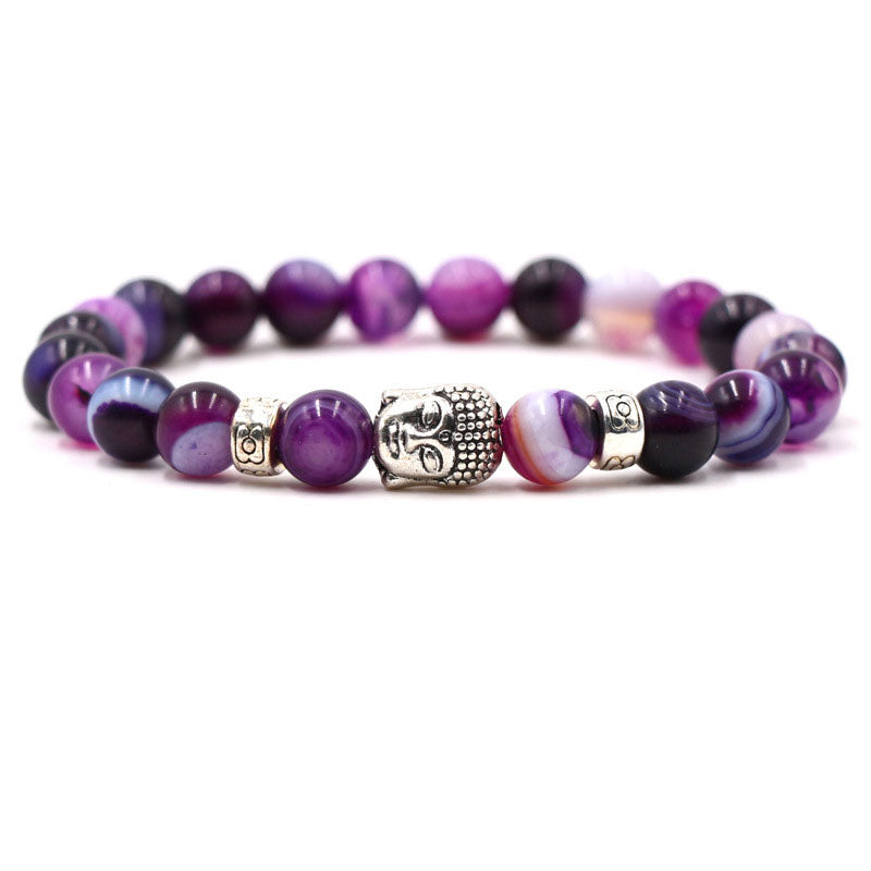 KarmaRipple's Purple Agate Protection Bracelet p11