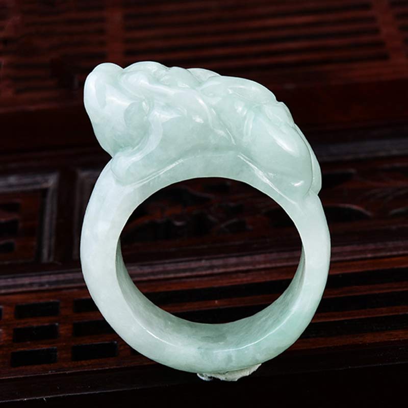 KarmaRipple's Fengshui Wealth Jade PiXiu Fortune Ring p2