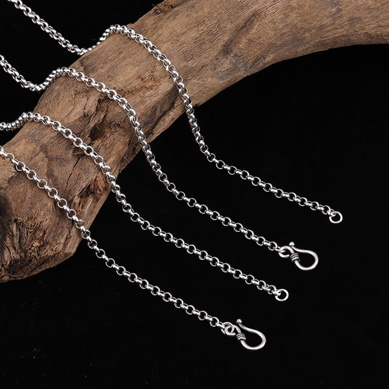 KarmaRipple's 925 Sterling Silver Zakiram Goddess of Wealth Om Mani Padme Hum Peace Pendant Necklace p14