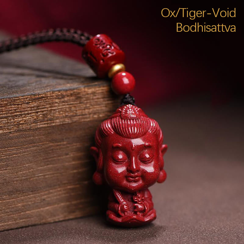 KarmaRipple's Chinese Zodiac Natal Buddha Authentic Cinnabar Amulet Keep Away Evil Spirits Pendant Necklace p15