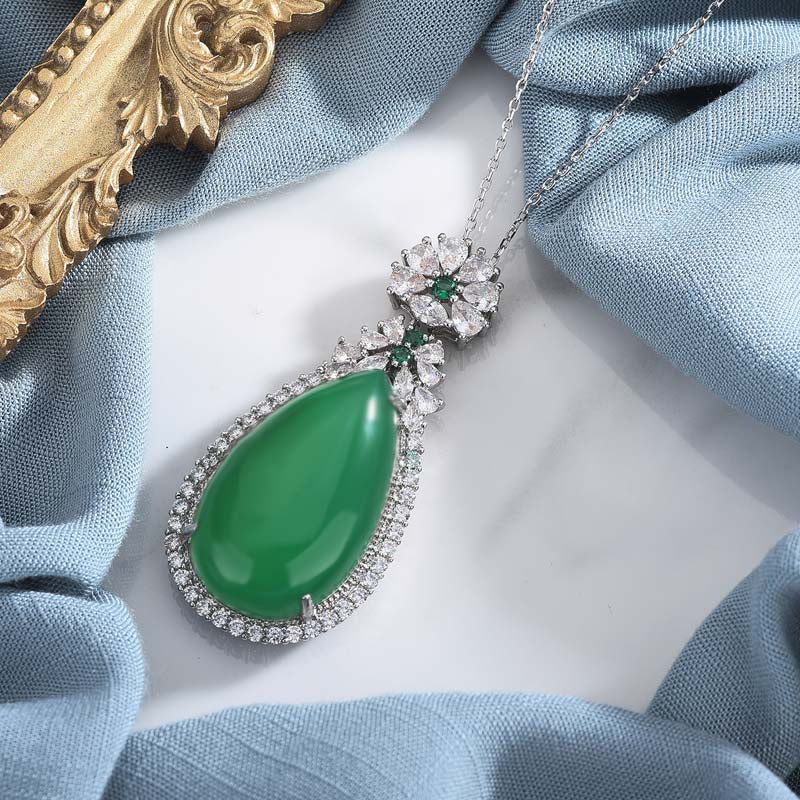 KarmaRipple's Cyan Jade Balance Pendant p3