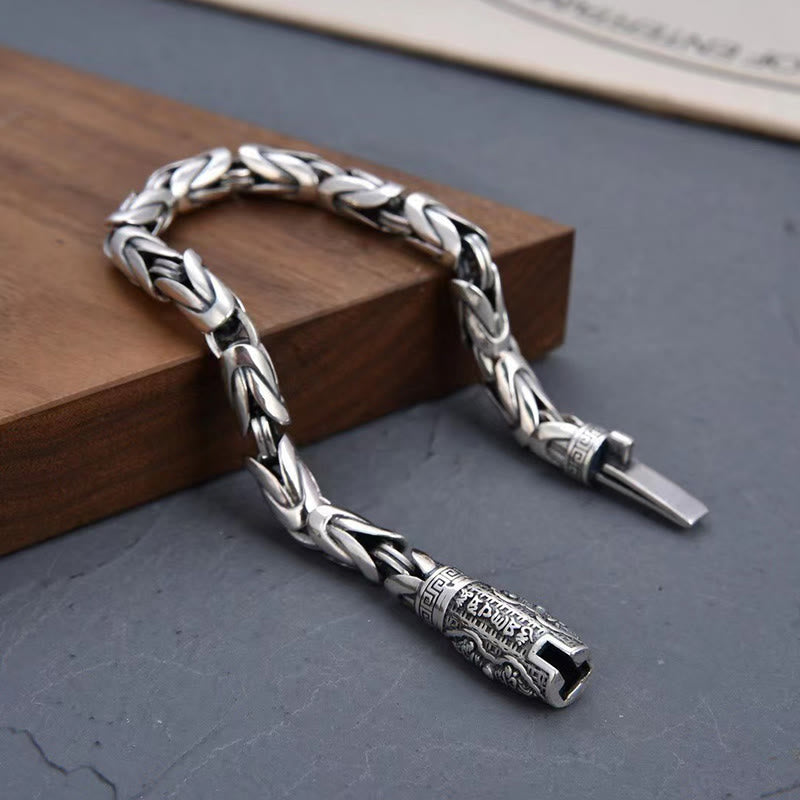 KarmaRipple's Dorje Vajra Om Mani Padme Hum Peace Love Bronze Chain Bracelet p2