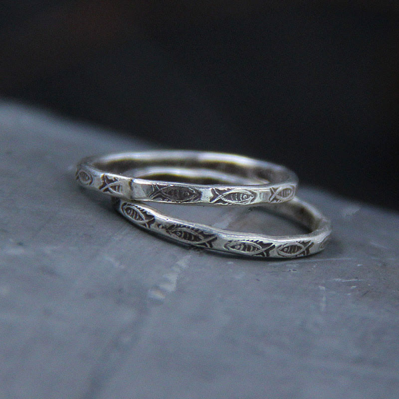 KarmaRipple's 925 Sterling Silver Fortune Koi Fish Wealth Ring p17