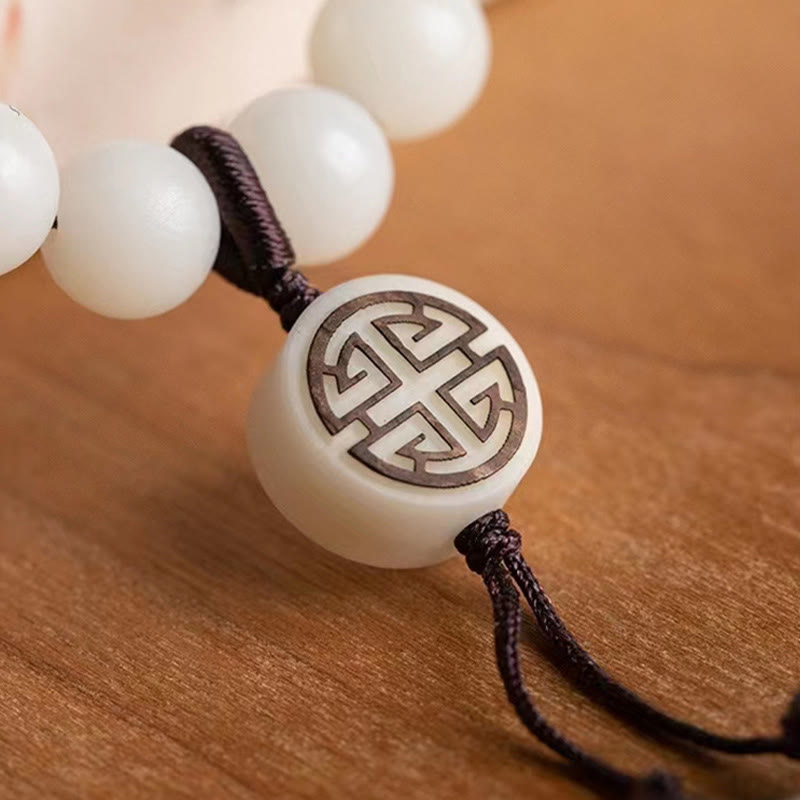 KarmaRipple's Authentic Green Sandalwood Bodhi Seed Soothing Bracelet p9