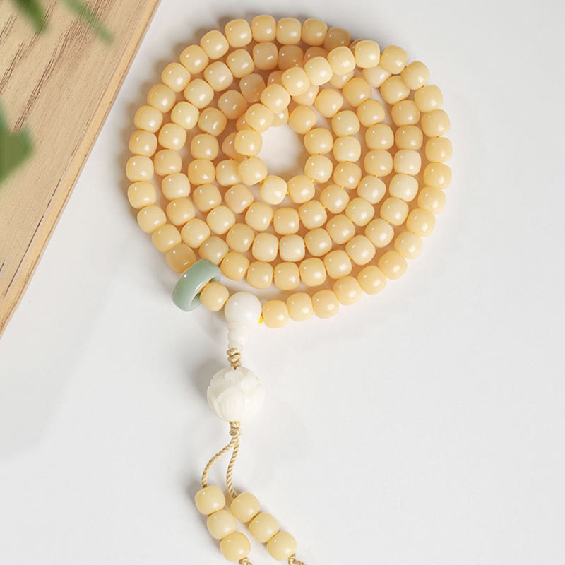 KarmaRipple's Authentic Bodhi Seed Lotus Dzi Bead Peace Balance Talisman Bracelet p14