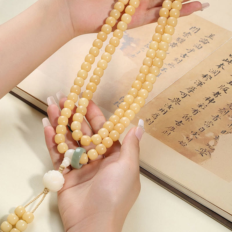 KarmaRipple's Authentic Bodhi Seed Lotus Dzi Bead Peace Balance Talisman Bracelet p15