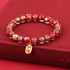 Red Liuli Glass Bead(Wrist Circumference 14-15cm)