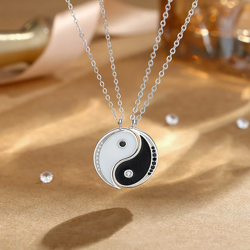 KarmaRipple's 925 Sterling Silver Yin Yang Symbol Harmnoy Pendant Necklace p10