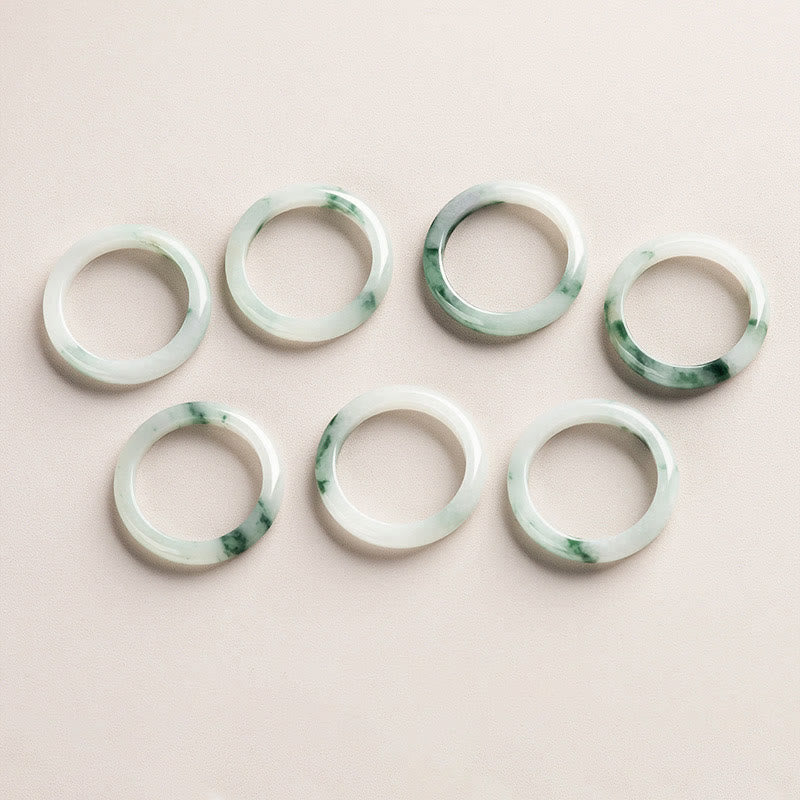 KarmaRipple's Authentic Green Jade Fortune Abundance Ring p6