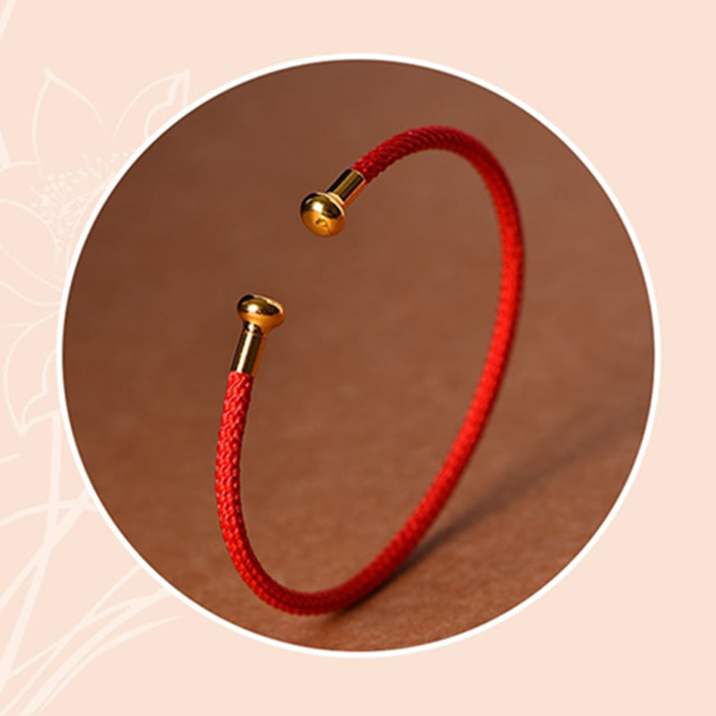 KarmaRipple's Simple Design Handmade Fortune Braid String Cuff Bracelet p26