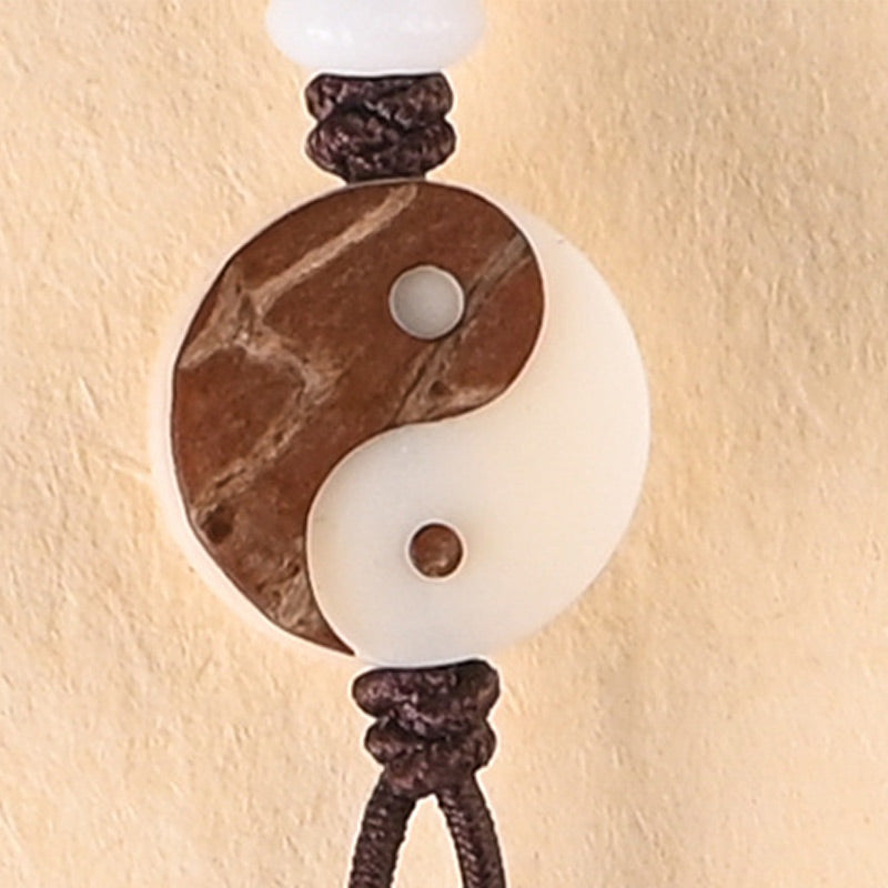 KarmaRipple's Ebony YinYang Protection Pendant Mala p9