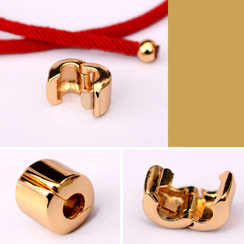 KarmaRipple's 24K Gold-Plated PiXiu Fortune Red String Bracelet p10