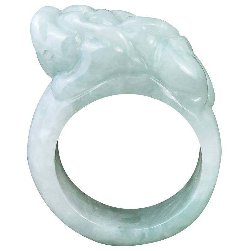 KarmaRipple's Fengshui Wealth Jade PiXiu Fortune Ring p7