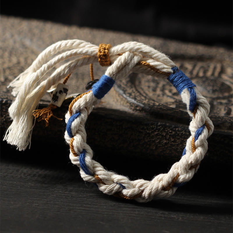 KarmaRipple's Tibet Zakiram Goddess of Wealth Thangka Handmade Fortune Bracelet p4