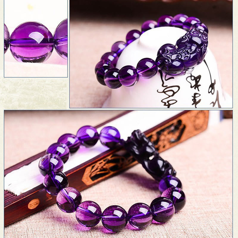 KarmaRipple's Feng Shui Amethyst Fortune Wealth Bracelet p9