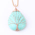 Turquoise Rose Gold Tree