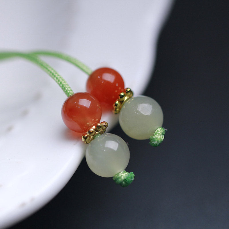 KarmaRipple's 925 Sterling Silver Jade Fortune Flower Butterfly Bracelet p16