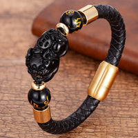 KarmaRipple's FengShui Tiger Eye Pixiu Bracelet