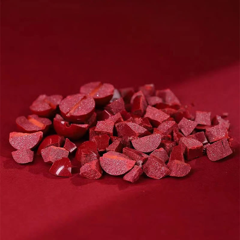 KarmaRipple's Authentic Cinnabar Jade Peace Buckle Blessing Bracelet p16