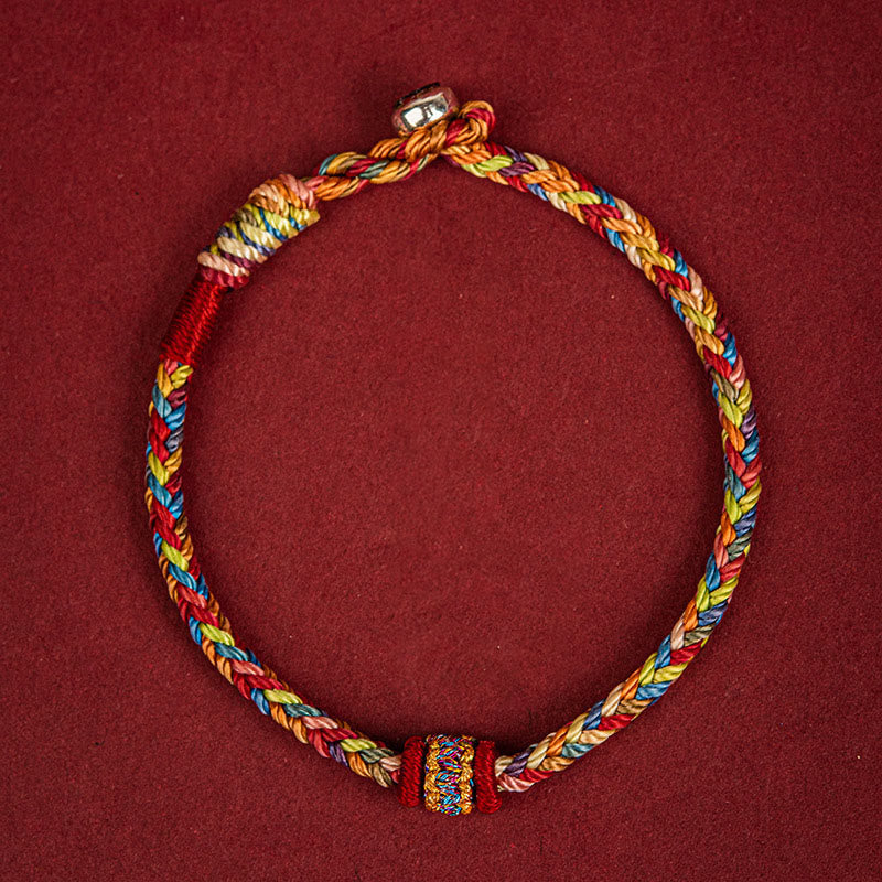 KarmaRipple's Handmade Dragon Boat Festival Fortune Colorful Rope Child Adult Bracelet p5