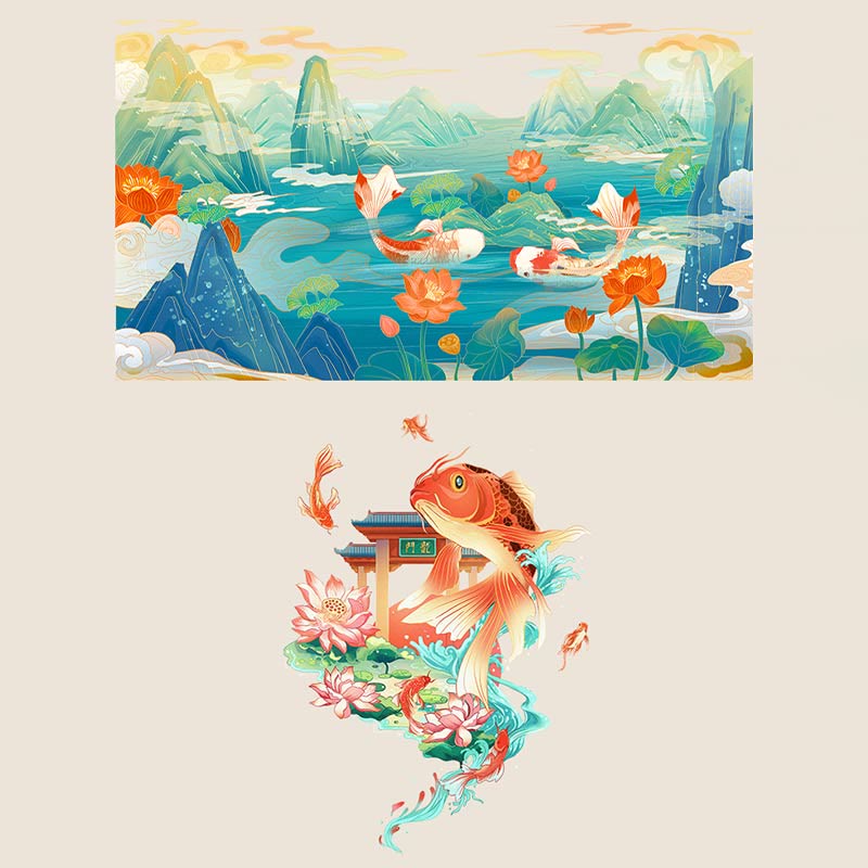 KarmaRipple's 925 Sterling Silver Koi Fish Cinnabar Bead Wealth Handcrafted Woven Bracelet Anklet p21