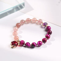 KarmaRipple's Authentic Strawberry Quartz Pixiu Love Bracelet