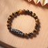 Tiger Eye&Nine-Eye Dzi Bead(Wrist Circumference 14-16cm) / 6mm
