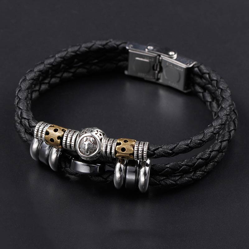 KarmaRipple's 12 Constellations of the Zodiac Hematite Protection Bracelet p8