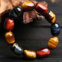 KarmaRipple's Authentic Tiger Eye Balancing Protection Bracelet
