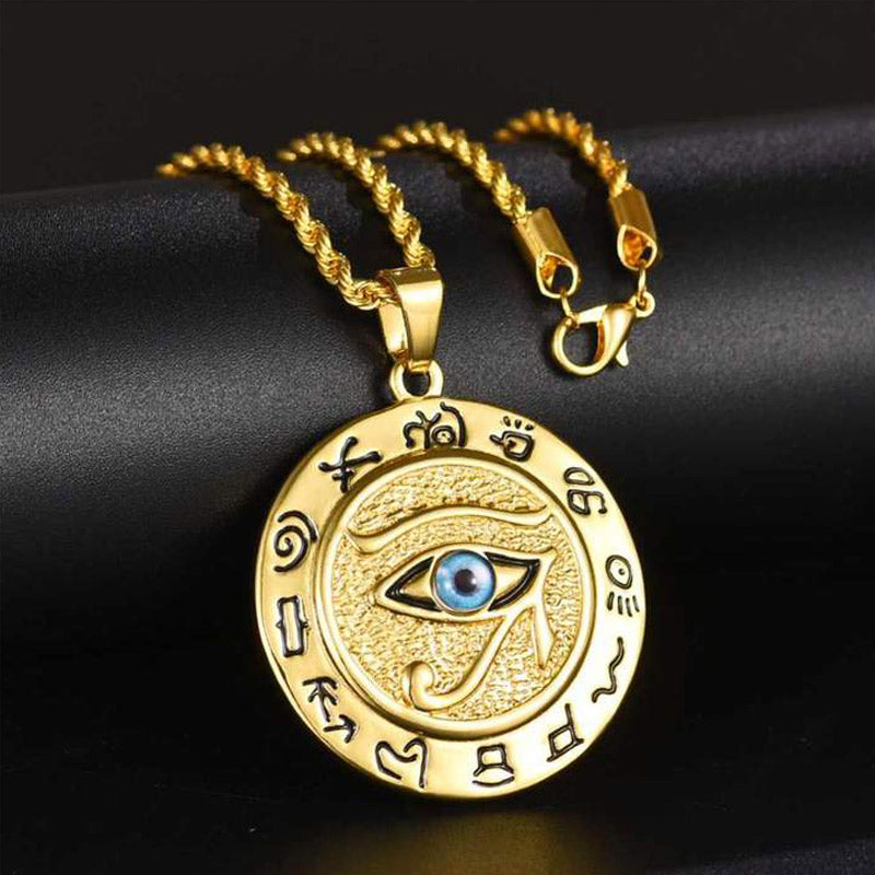 KarmaRipple's Eye of Horus Protection Pendant Necklace p4