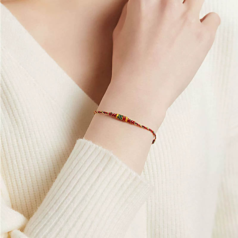 KarmaRipple's Handcrafted Koi Fish Wealth Prosperity Woven Rope Bracelet p9