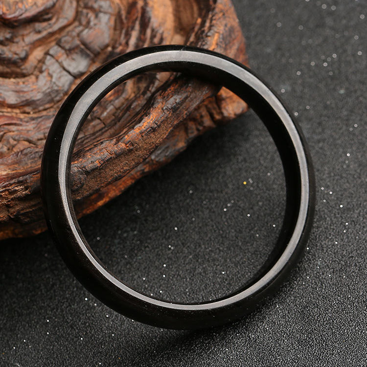 KarmaRipple's Gold Sheen Obsidian Silver Sheen Obsidian Protection Bracelet Bangle p13