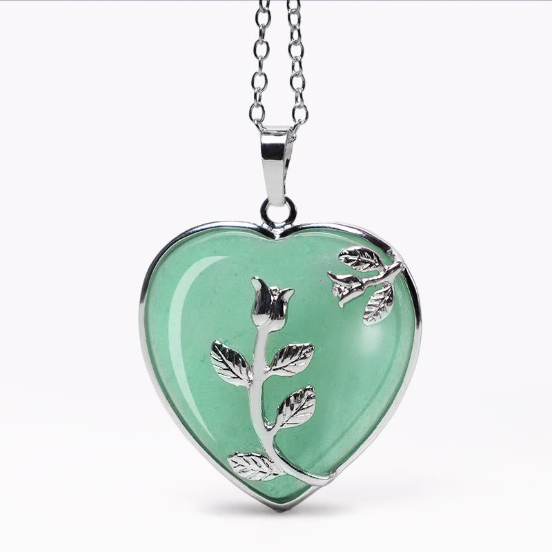 KarmaRipple's Authentic Balancing Crystals Heart Necklace Necklaces p19