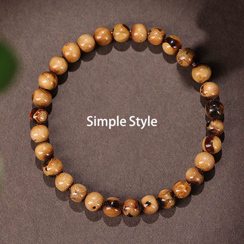 KarmaRipple's 925 Sterling Silver Authentic Golden Sea Willow Zakiram Goddess of Wealth Fortunate fortune Fu Character Success Bracelet p18