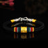 Round Perfect Knot Silver Buckle Black Rope / 18cm