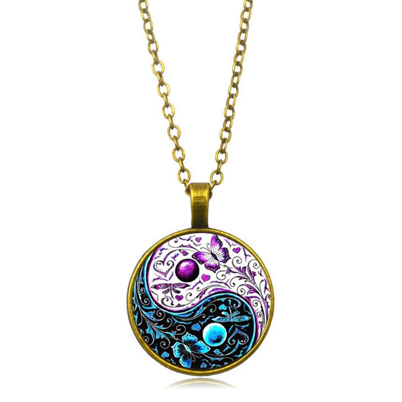 KarmaRipple's Yin Yang Chain Balance Pendant Necklace p2