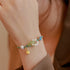 Peace Buckle Jade&Flower(Wrist Circumference 14-19cm)