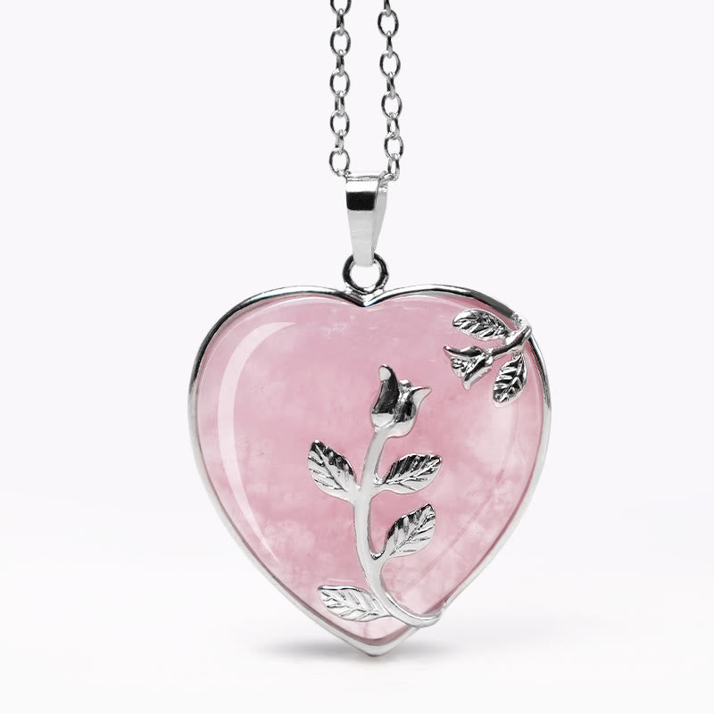 KarmaRipple's Authentic Balancing Crystals Heart Necklace Necklaces p2