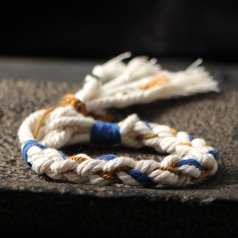 KarmaRipple's Tibet Zakiram Goddess of Wealth Thangka Handmade Fortune Bracelet p14